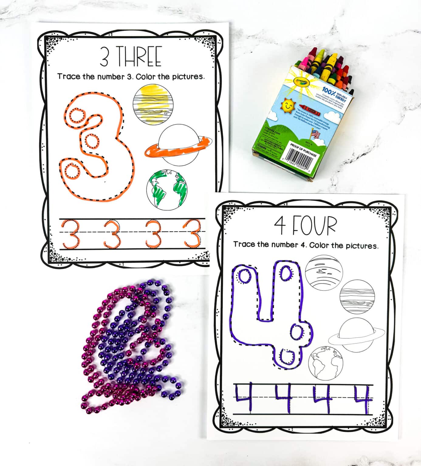 Free Printable Tracing Worksheets for Preschool & Kindergarten