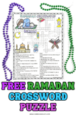 Free Ramadan Crossword Puzzle Printable