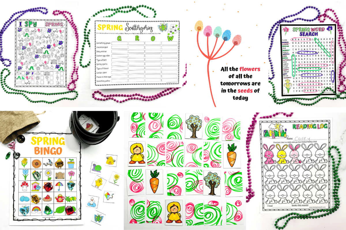 SPRING WORKSHEETS