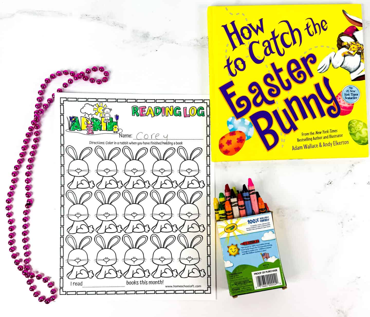 april reading tracker