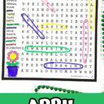 april word search printable