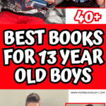 Best books for 13 year old boys. Top book picks for teen boys who love sci-fi, fantasy, and comics.