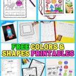 colors and shapes printables