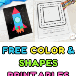 free Shapes and colors printables