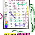 free april word search
