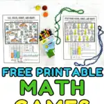free printable math games