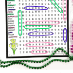 free spring word search printable