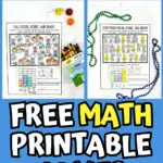 math printable games