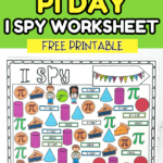 pi day i spy worksheet