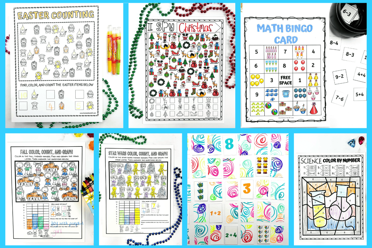 printable math games