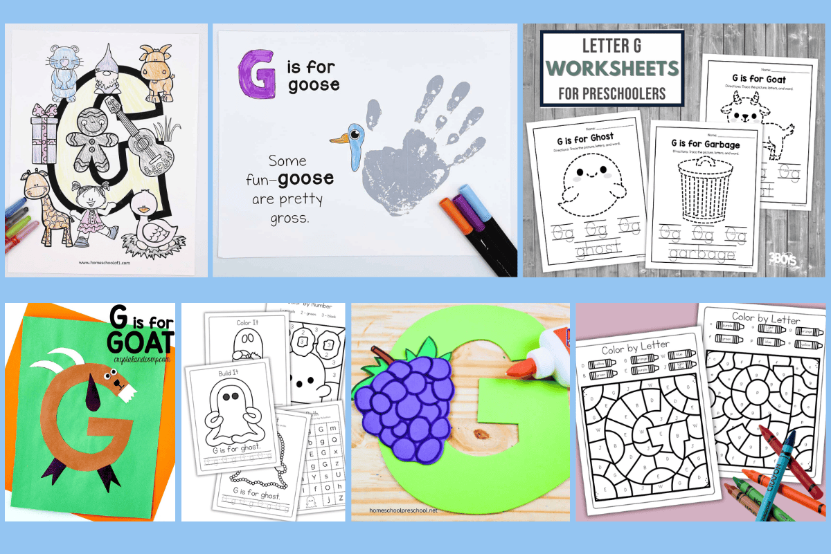 Letter G Activities for Preschoolers | Crafts & Free Worksheets