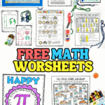 Free printable math worksheets for kids, including multiplication charts, Pi Day activities, counting, graphing, and pattern practice.