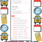 School day calculator showing how to count school days left, find the 100th day of school, and track holiday countdowns