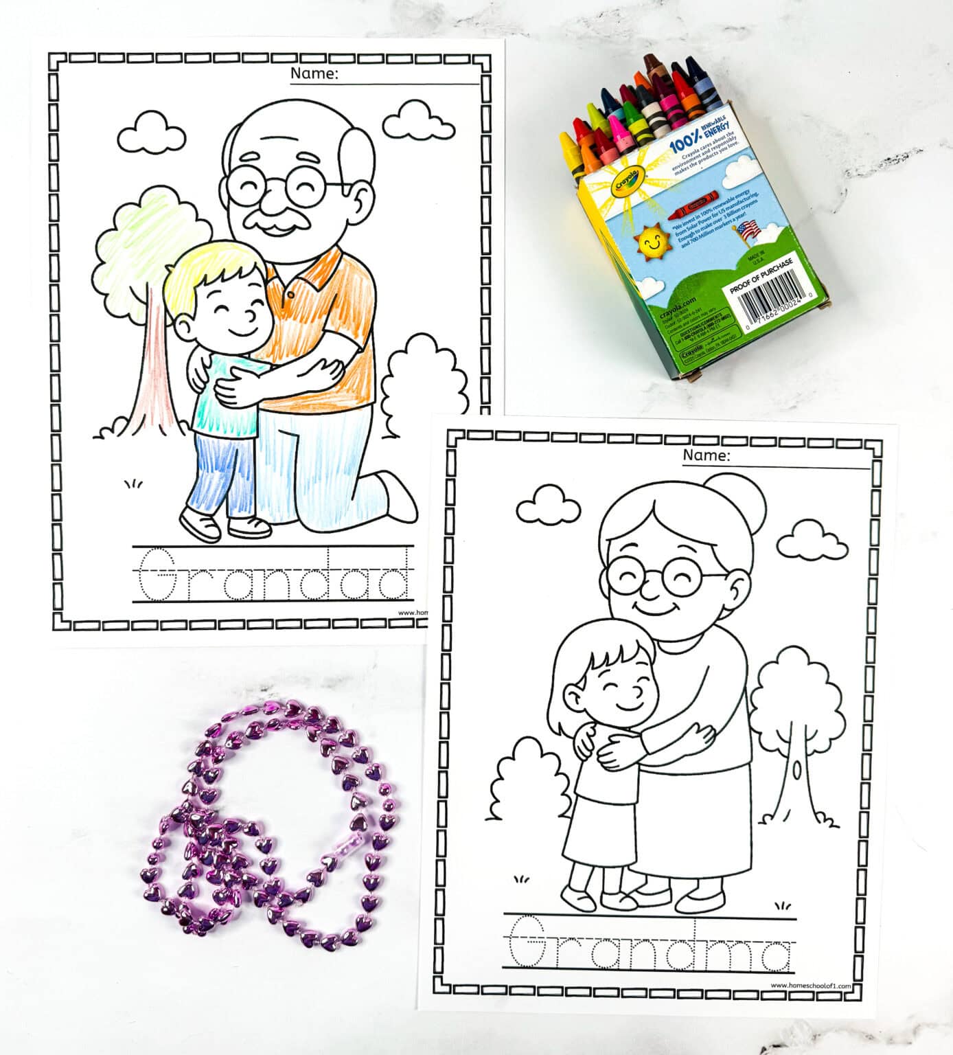 Free Printable Family Coloring Pages for Kids