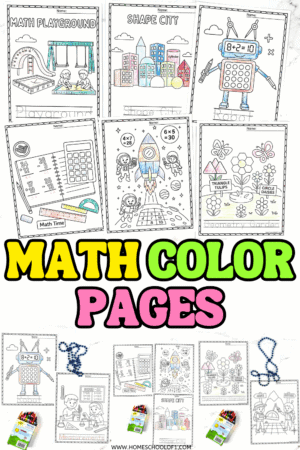 Math Color Set Free Math Coloring Page