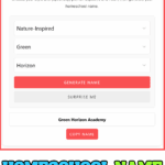 Homeschool of 1 homeschool name generator tool for customized homeschooling school names.