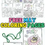 free printable spring coloring pages for kids may themes