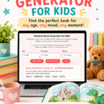 Random book generator for kids with book suggestions and filters