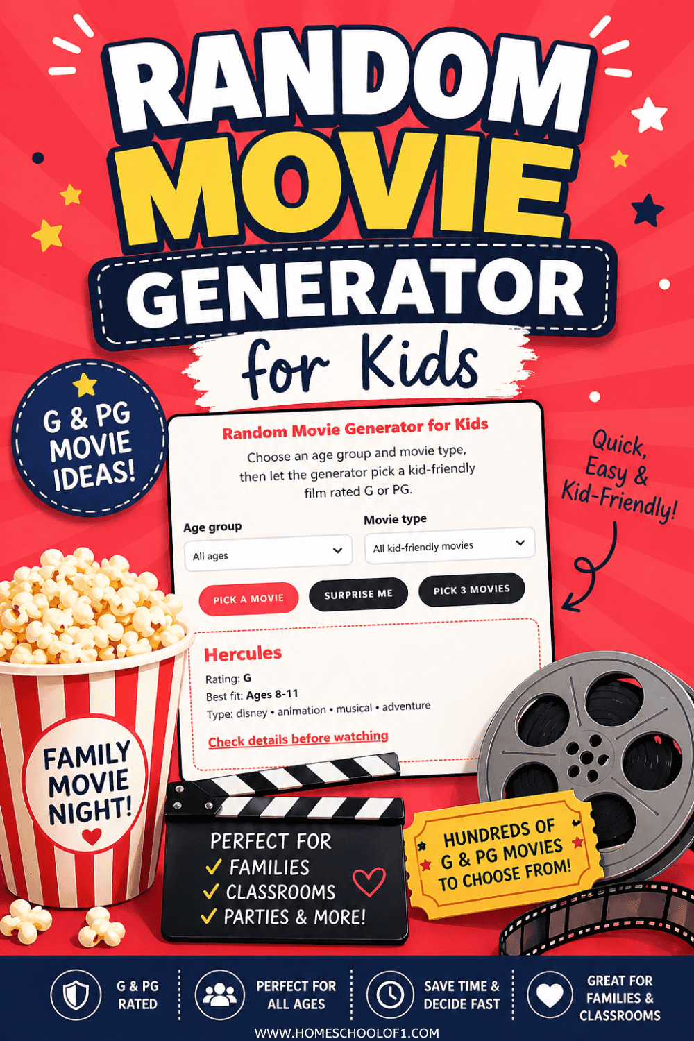 Stuck Choosing a Movie? Try This Random Movie Generator for Kids