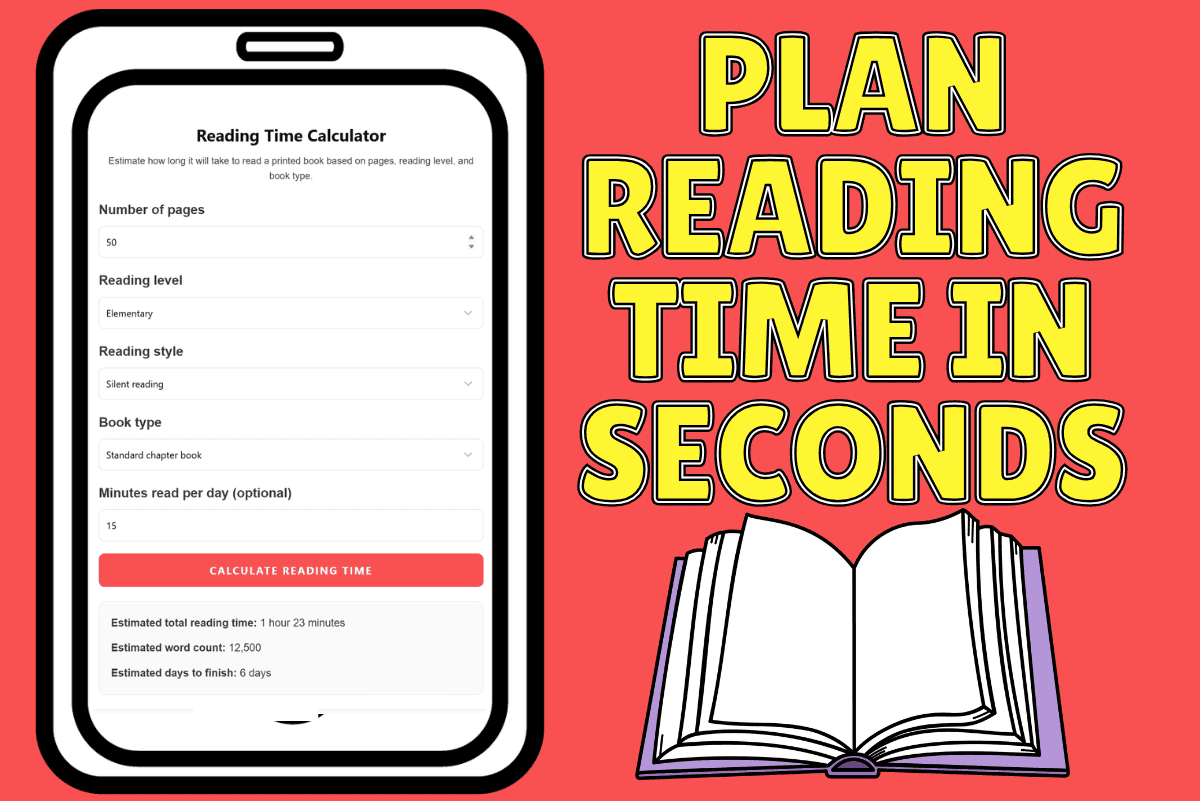 Reading Time Calculator for Kids