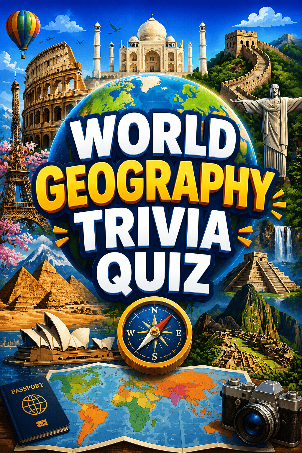 World Geography Trivia Quiz for Kids and Teens