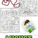 August coloring pages printable with back to school coloring sheets, classroom activities, school bus, backpack, and school supplies