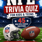 NFL trivia quiz for kids and teens