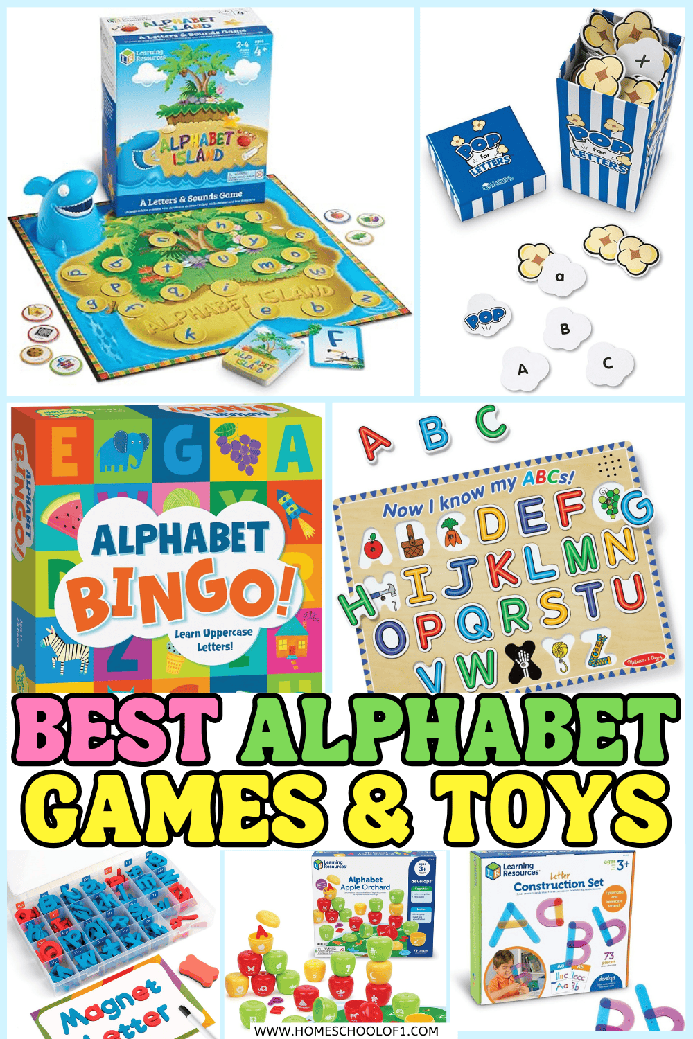 ABC games and hands-on letter activities for preschoolers