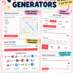 Free online puzzle generators for creating word searches, ciphers, rebus puzzles, reverse text, riddles, Sudoku, and more
